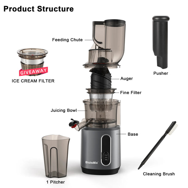 Elite Cold Press Juicer 130mm 2026